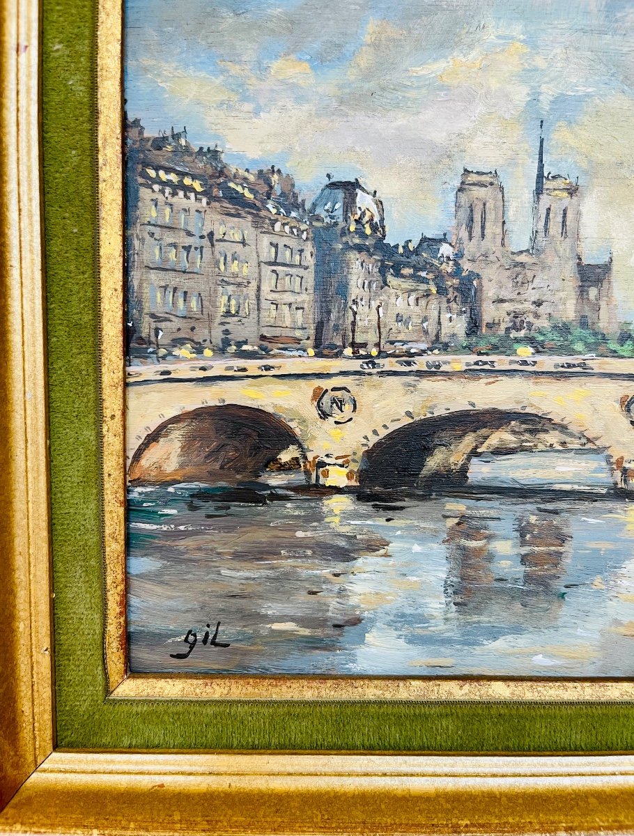 The Seine At The Pont Saint Michel - Gil-photo-4